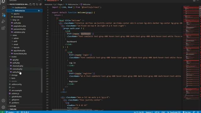 Cambiar el landing page (default) en Inertia + Laravel смотреть онлайн