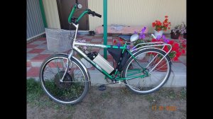 Переделка городского велосипеда в электро велосипед 500 Вт 48 В.