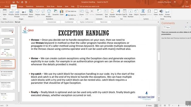 Exception Handling In Java - Part 1 смотреть онлайн