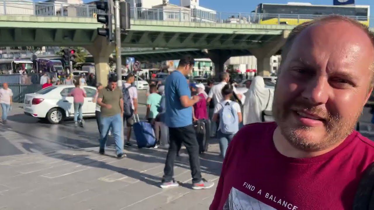 Пешеходы в Стамбуле. Хаос на дорогах. Как перейти дорогу в Стамбуле. В Турцию на автомобиле. смотреть онлайн
