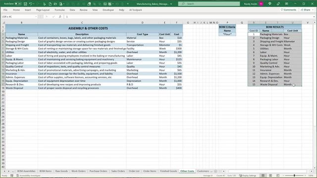 How To Create A Manufacturing Or Bakery Managing Application In Excel [Masterclass & Free Download]