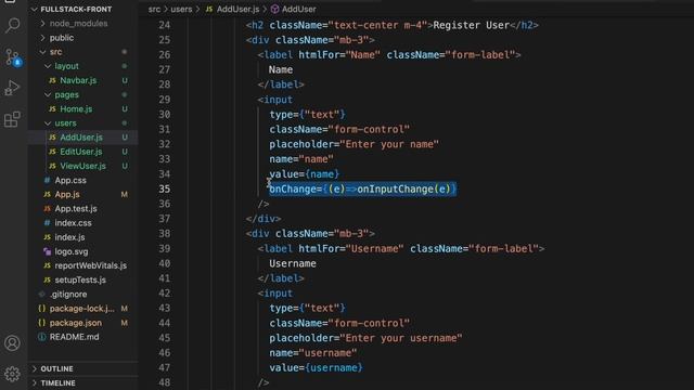 Store User Information inside state|| Full Stack CRUD Application Spring Boot and React -12 смотреть онлайн