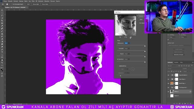 PHOTOSHOP ile VEKTÖREL Profil Resmi Nasıl Yapılır? смотреть онлайн