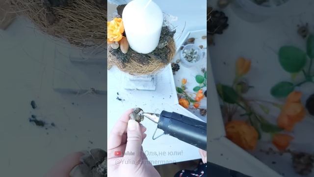 Осенний декор подсвечника diy смотреть онлайн