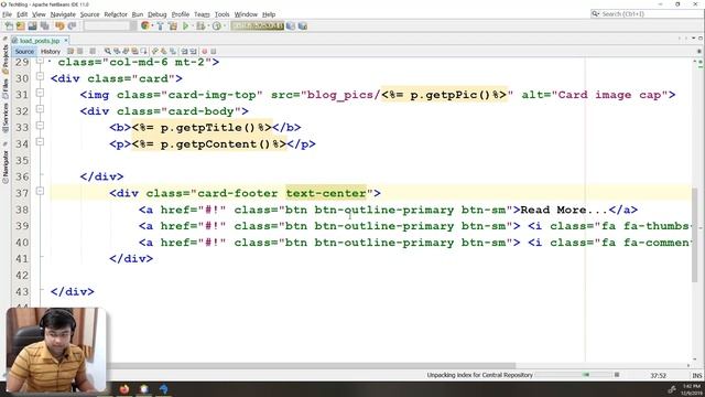 Part #21 | Working With Single Post | Designing | Java Project смотреть онлайн