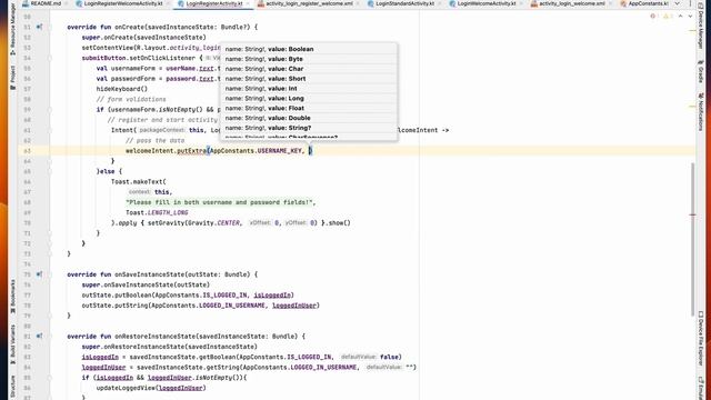 Login App using registerForActivityResult смотреть онлайн