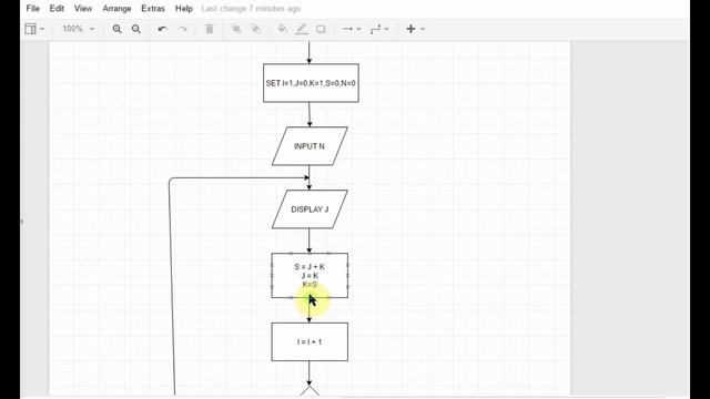 Flowchart Tutorials 8 : Fibonacci Series смотреть онлайн
