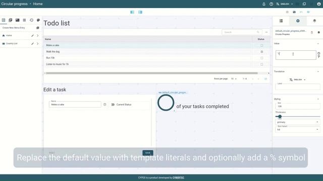 9.8.15 CYPEX Circular Progress - Form & Display Elements | CYBERTEC PostgreSQL Rapid App Dev смотреть онлайн