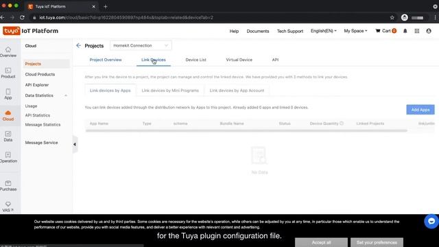 Integrating With Homebridge Using Tuya Official Plugin