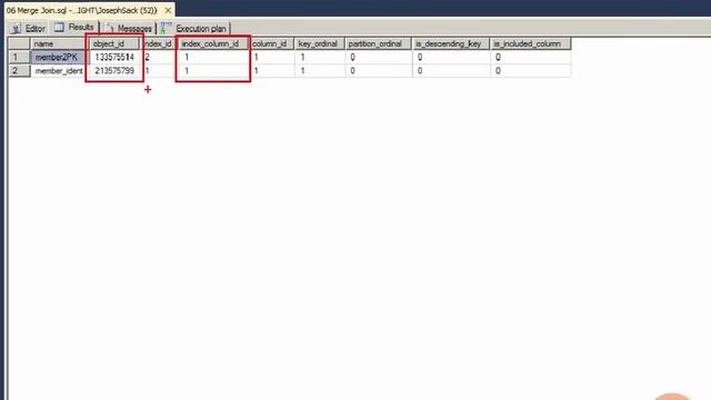 Merge Join in SQL Server 2012 смотреть онлайн