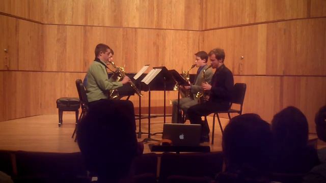 Brandenburg Concerto No. 3 for saxophone quartet смотреть онлайн