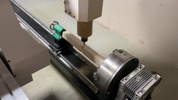 Настройка и наладка 4 оси на станке CARPENTER NCSTUDIO 8