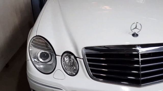 MERSEDES BENZ w211, установили bi led LASER, полировка, регулирвака! смотреть онлайн