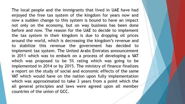 Impact of VAT on UAE Economy ADPR 2018 61 41 49 смотреть онлайн