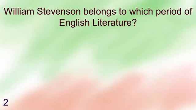 English Literature MCQ: Who wrote the comedy play “Gammer Gurton's Needle”? смотреть онлайн