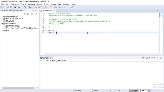 Python program to check whether a number is odd or even | Python tutorial in Tamil for beginners смотреть онлайн