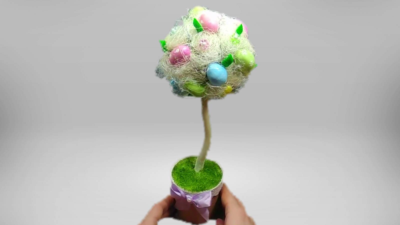 Пасхальное дерево. Поделки. DIY. смотреть онлайн