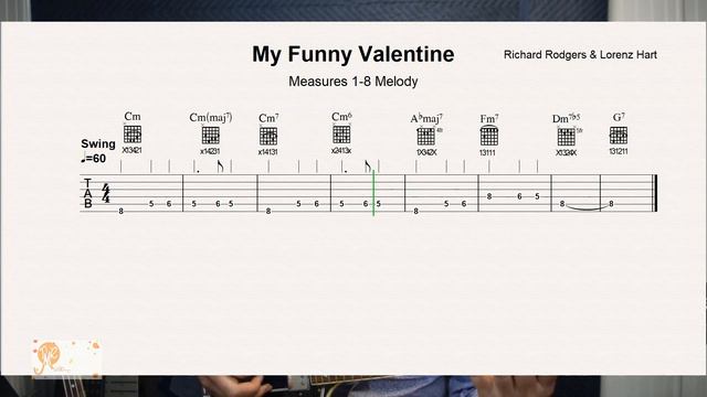 My Funny Valentine, Measures 1-8 (Melody) смотреть онлайн