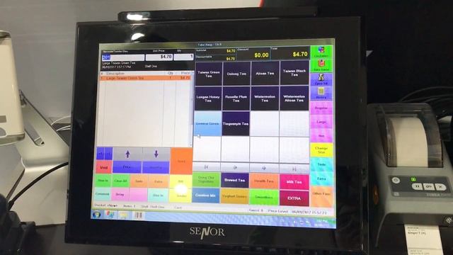 Professional Tea Shop P.O.S system introduction by AUPOS смотреть онлайн