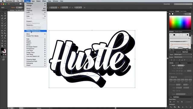 How To Create Custom Type Designs in Adobe Illustrator смотреть онлайн