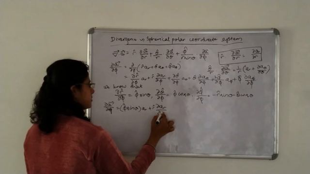 Divergence in spherical polar coordinate смотреть онлайн