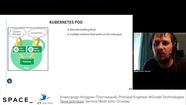 Александр Ноздрин-Плотницкий @ Godel Technologies, Service Mesh Istio: Основы смотреть онлайн
