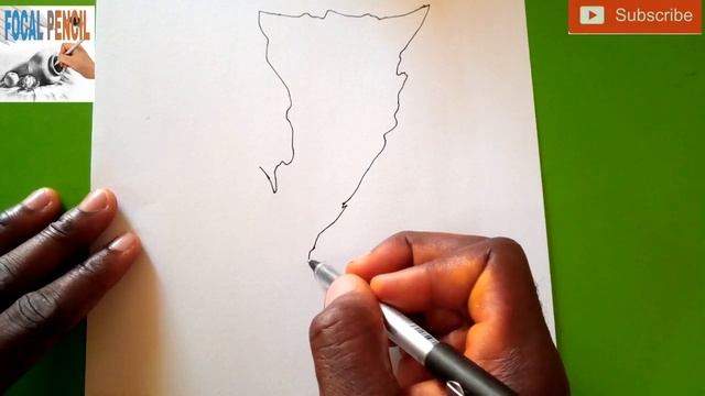 How To Draw Map Of Mozambique. (Step by step) learn your Geography смотреть онлайн