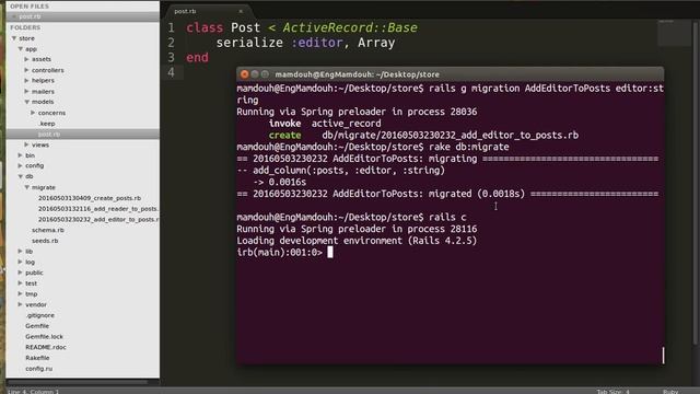 Rails Migration #16-2 | Adding Column Type Arry In Postgres Table смотреть онлайн