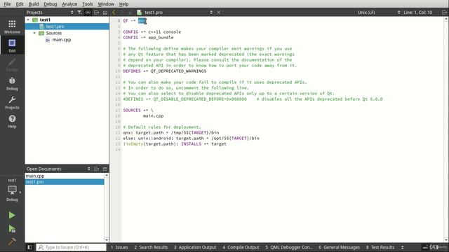 005 Qt command line app смотреть онлайн