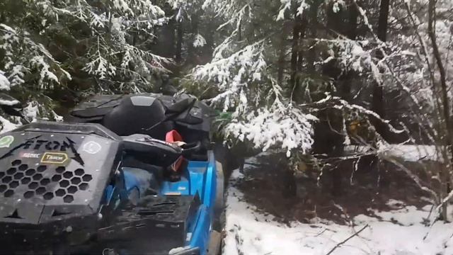 Stels, brp, cf, снег и грязь, тяжелые покатушки на квадроциклах, в первый снег. смотреть онлайн