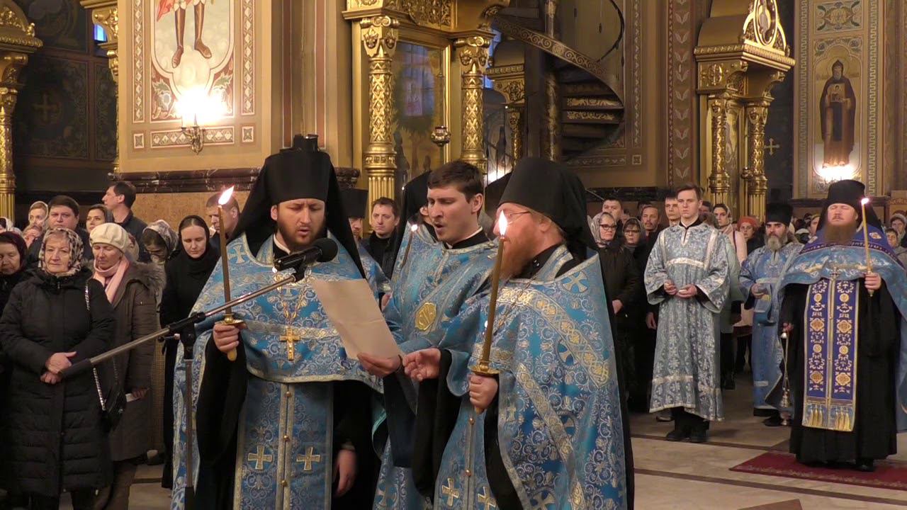 2019.04.06 Величание Благовещения пресвятой Богородицы смотреть онлайн