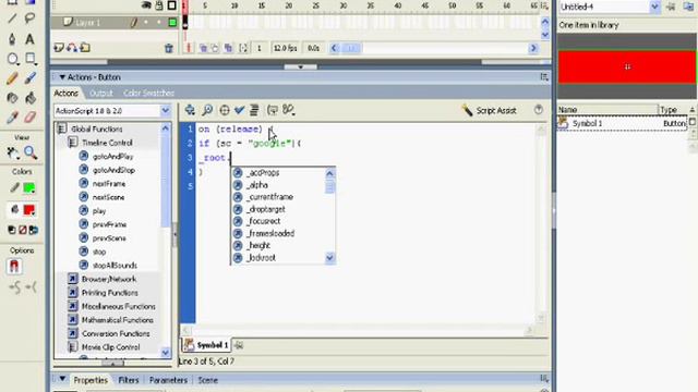 Как создать игру в Macromedia Flash смотреть онлайн