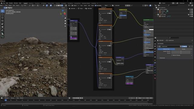 Blender 3.3 Intro Tutorial - Textures User Interface Cameras Lights Render engines - Basic Overview смотреть онлайн