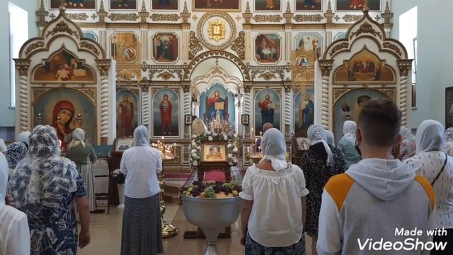 ПРЕОБРАЖЕНИЕ ГОСПОДНЕ. Литургия, освящение плодов.Храм Святителя Николая.Г.Уссурийск. 19.08.21г. смотреть онлайн