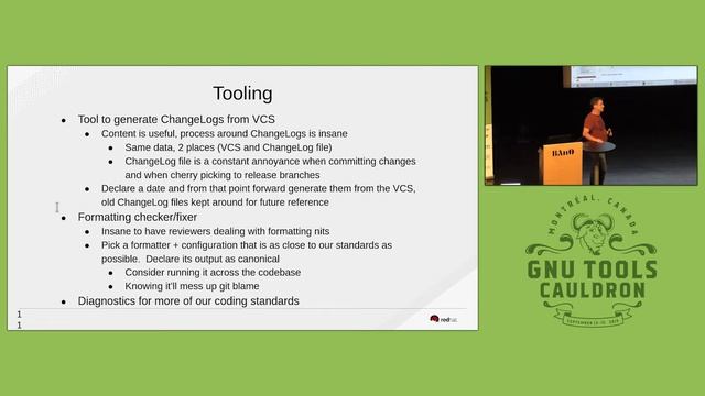GCC Process and Procedure Improvements BoF - GNU Tools Cauldron 2019 смотреть онлайн