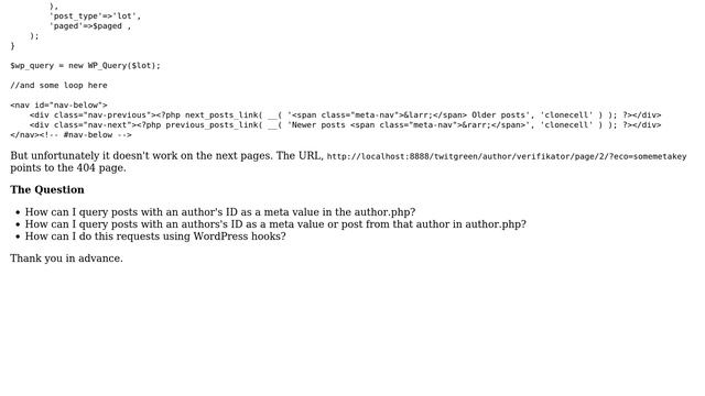 Wordpress: Query author's posts & posts that have author's id as meta value (2 Solutions!!) смотреть онлайн