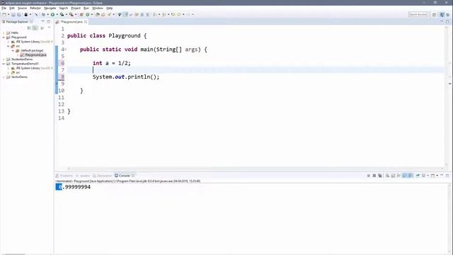 ? JAVA | Typen & Variablen 05 - Datentypen byte, short, int, long für ganze Zahlen, mit Operatoren смотреть онлайн