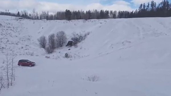 Subaru forester sh 230лс акпп в заснеженную горку