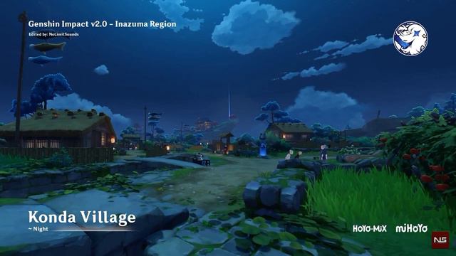Konda village (night ver.) - Genshin Impact Inazuma смотреть онлайн