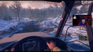 SnowRunner: Аляска (США). Горная река. Состязание - Река!