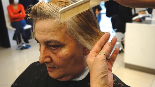 ANTI AGE HAIRCUT - SHORT PIXIE BLONDE WITH UNDERCUT смотреть онлайн