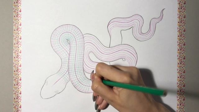 Episode 9: How to draw SCALES (Snake) - Part 3 смотреть онлайн