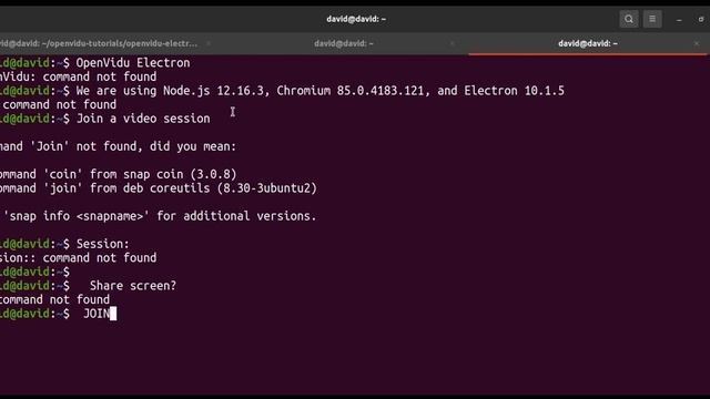 OpenVidu Tutorial - Electron смотреть онлайн