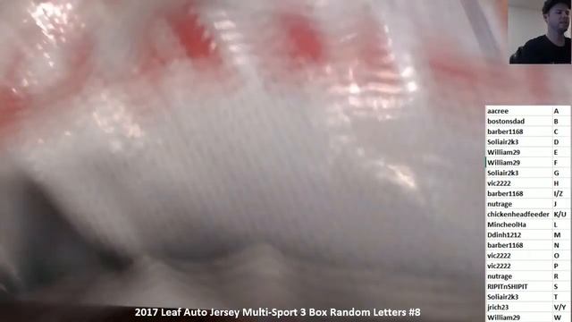 2017 Leaf Auto Jersey Multi-Sport 3 Box Random Letters #8 ~ 11/13/17 смотреть онлайн