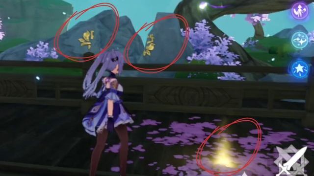 Исследуйте внутренний двор в глубине коридора Геншин смотреть онлайн