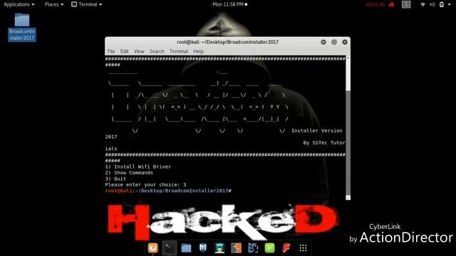 Installing || Broadcom Wifi Driver || Kali linux 2018.1 смотреть онлайн