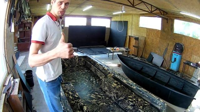 Лодка ПНД 4,5м с мотором 9,9 смотреть онлайн