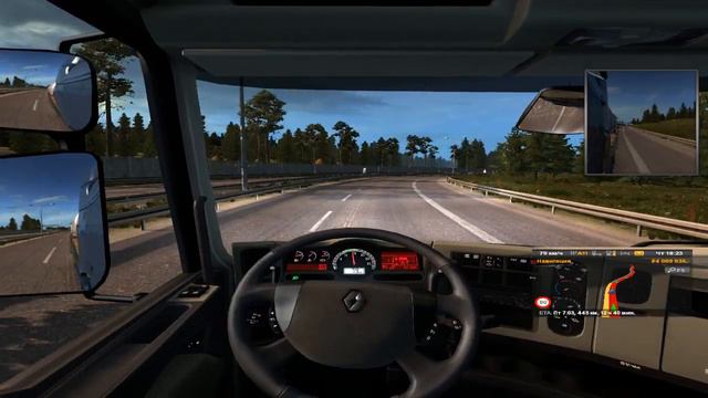 ETS 2 Рейс Калининград(RU) - Вёкше(S)Швеция Не уместился при спуске с парома))) смотреть онлайн