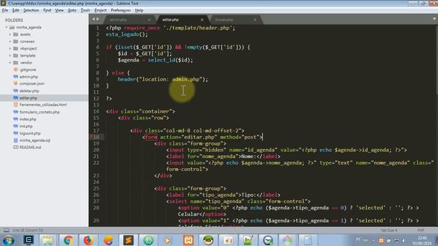 10 - SERIES PHP E PDO, CRIANDO AGENDA, EDIÇÃO смотреть онлайн