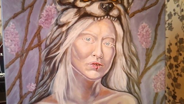 Картина акрилом. "Волчья ягода" смотреть онлайн